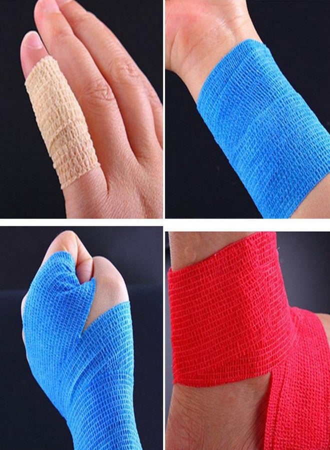 ETOPARS 10 X Self Adhesive Cohesive Wrap Bandages Strong Elastic First Aid Tape Black for Wrist Ankle Sport 2" X 5 Yards - Image 4
